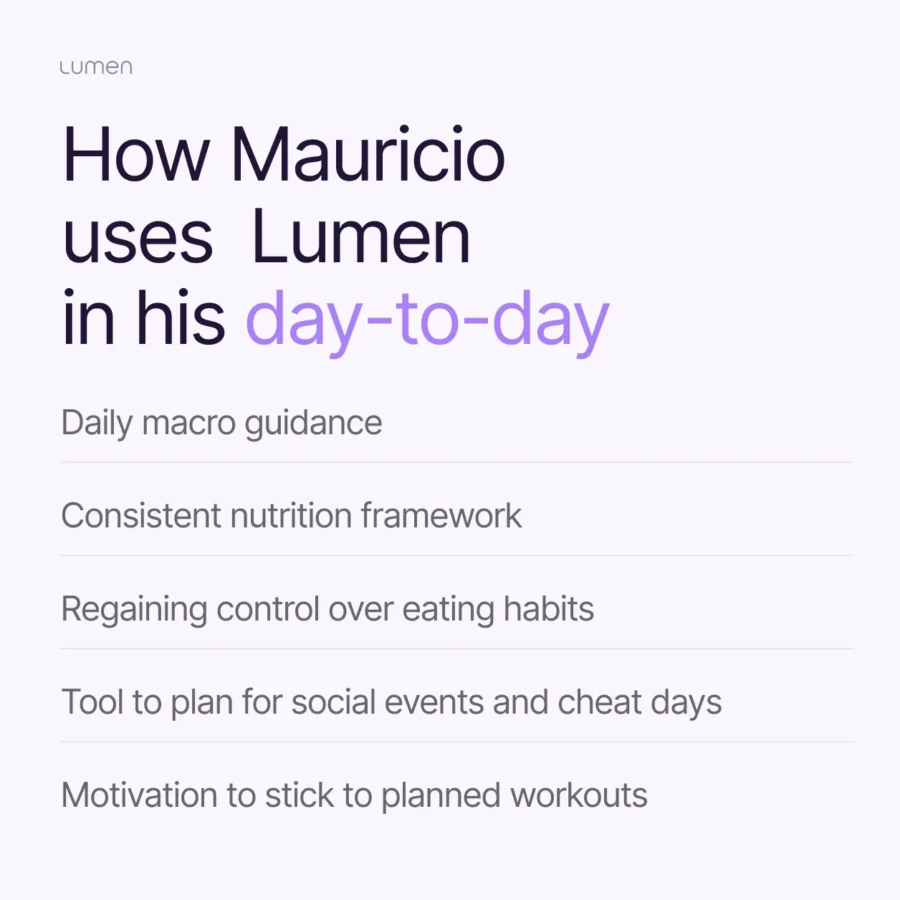 How Mauricio uses Lumen in his day-to-day